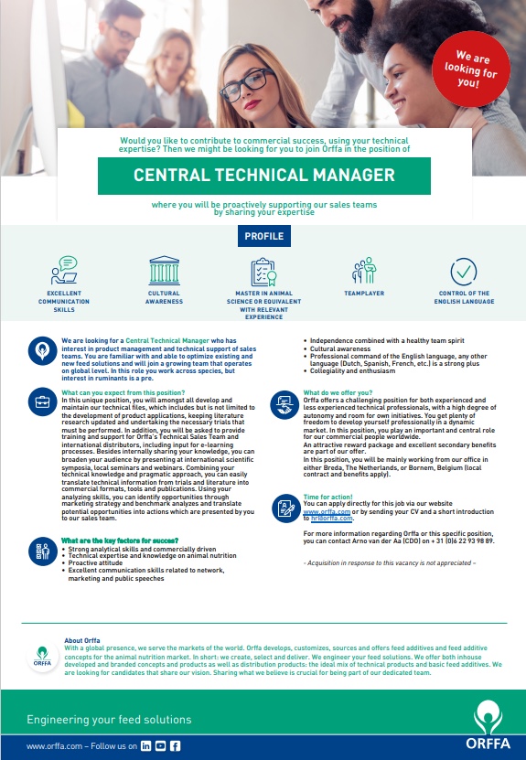 Central technical manager
